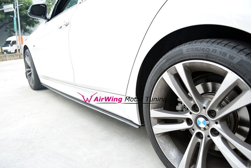 BMW F30 M TECH Performance side skirt splitter 02